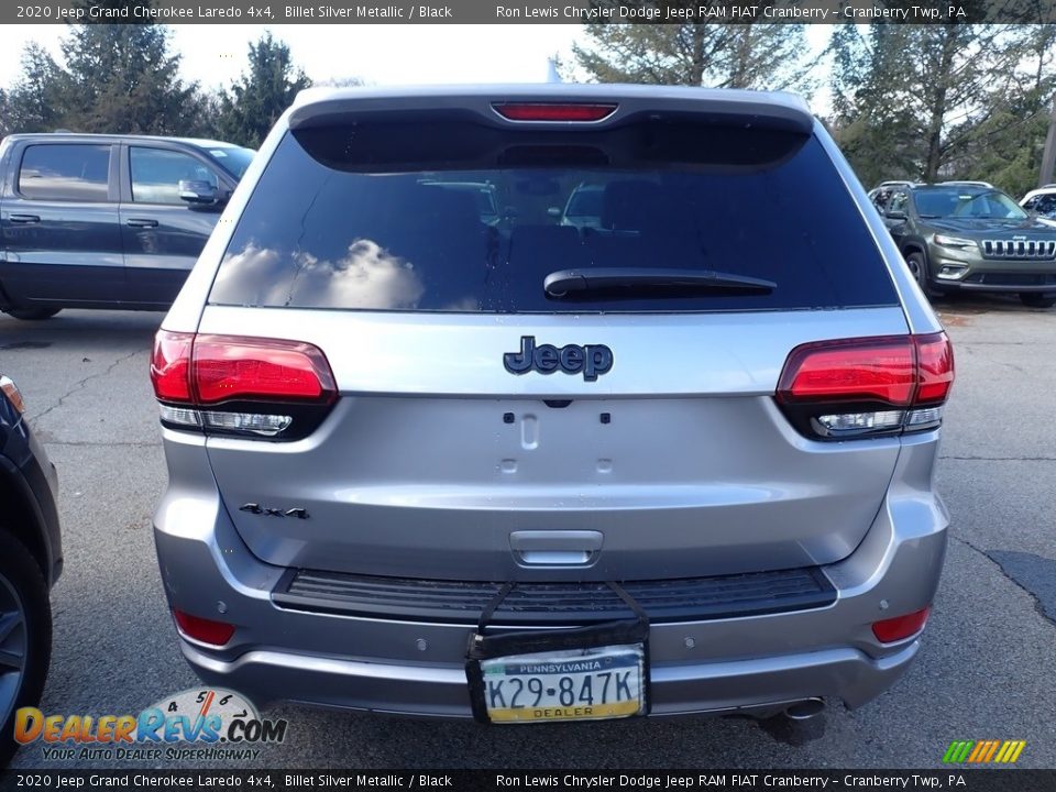 2020 Jeep Grand Cherokee Laredo 4x4 Billet Silver Metallic / Black Photo #4