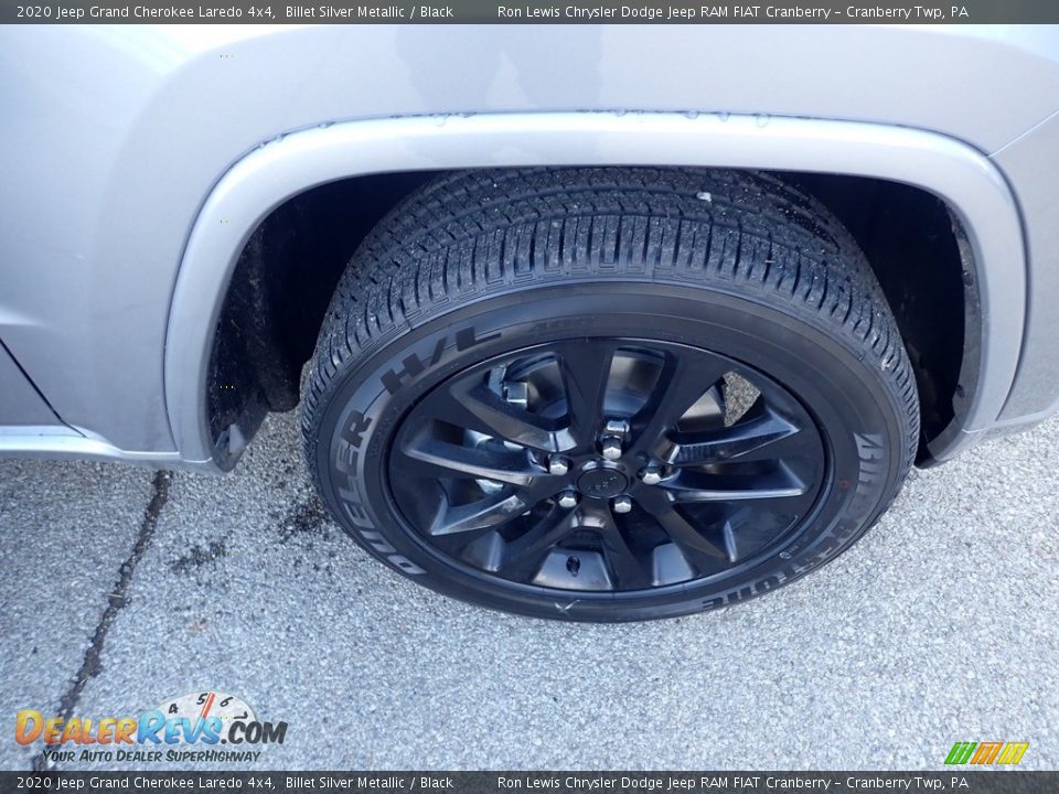 2020 Jeep Grand Cherokee Laredo 4x4 Billet Silver Metallic / Black Photo #9
