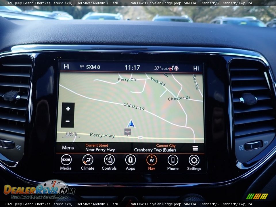 2020 Jeep Grand Cherokee Laredo 4x4 Billet Silver Metallic / Black Photo #18