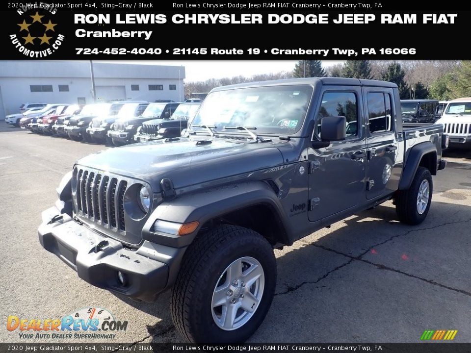 2020 Jeep Gladiator Sport 4x4 Sting-Gray / Black Photo #1