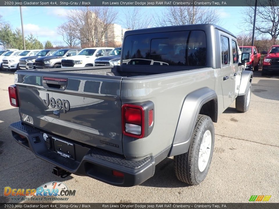 2020 Jeep Gladiator Sport 4x4 Sting-Gray / Black Photo #5