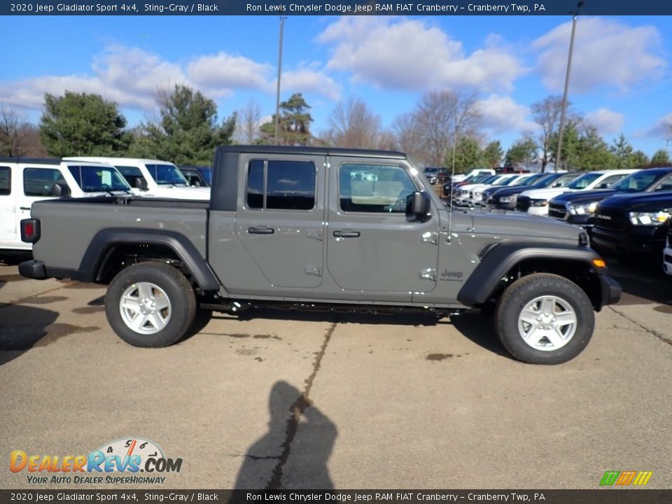 2020 Jeep Gladiator Sport 4x4 Sting-Gray / Black Photo #6