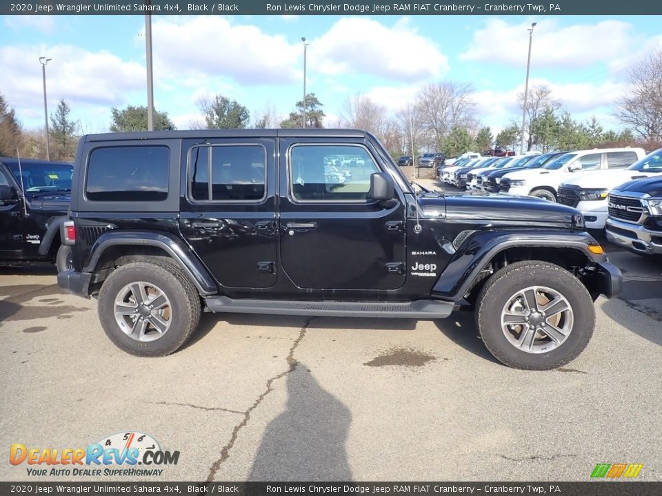 Black 2020 Jeep Wrangler Unlimited Sahara 4x4 Photo #6