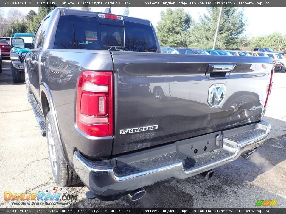 2020 Ram 1500 Laramie Crew Cab 4x4 Granite Crystal Metallic / Black Photo #3