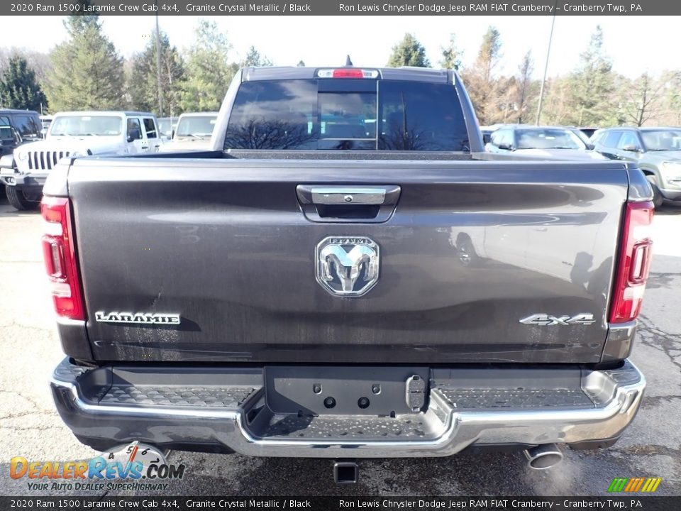 2020 Ram 1500 Laramie Crew Cab 4x4 Granite Crystal Metallic / Black Photo #4