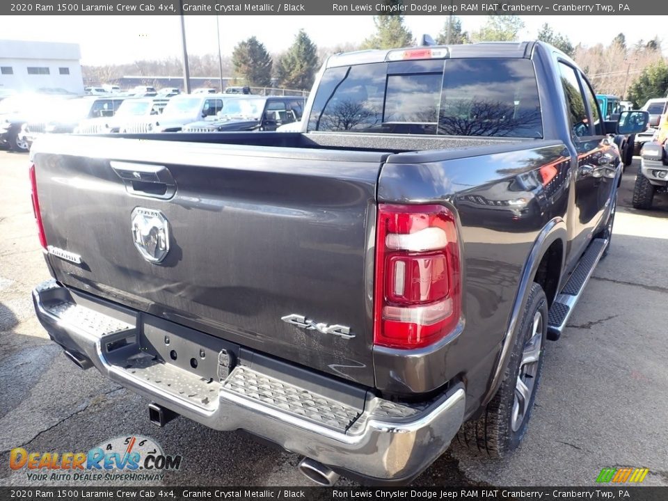 2020 Ram 1500 Laramie Crew Cab 4x4 Granite Crystal Metallic / Black Photo #5