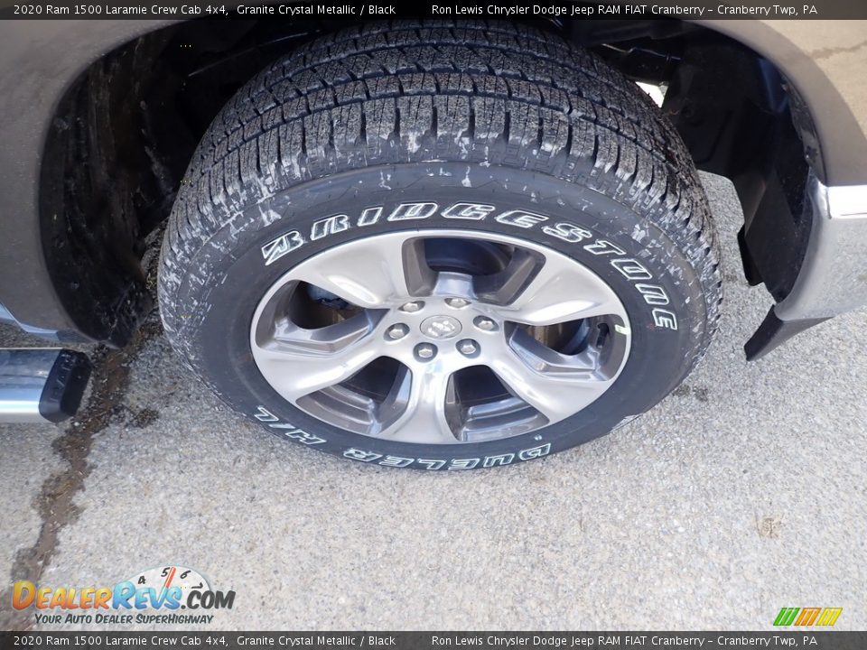 2020 Ram 1500 Laramie Crew Cab 4x4 Granite Crystal Metallic / Black Photo #9