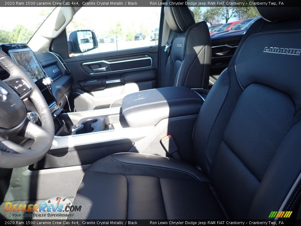 2020 Ram 1500 Laramie Crew Cab 4x4 Granite Crystal Metallic / Black Photo #13