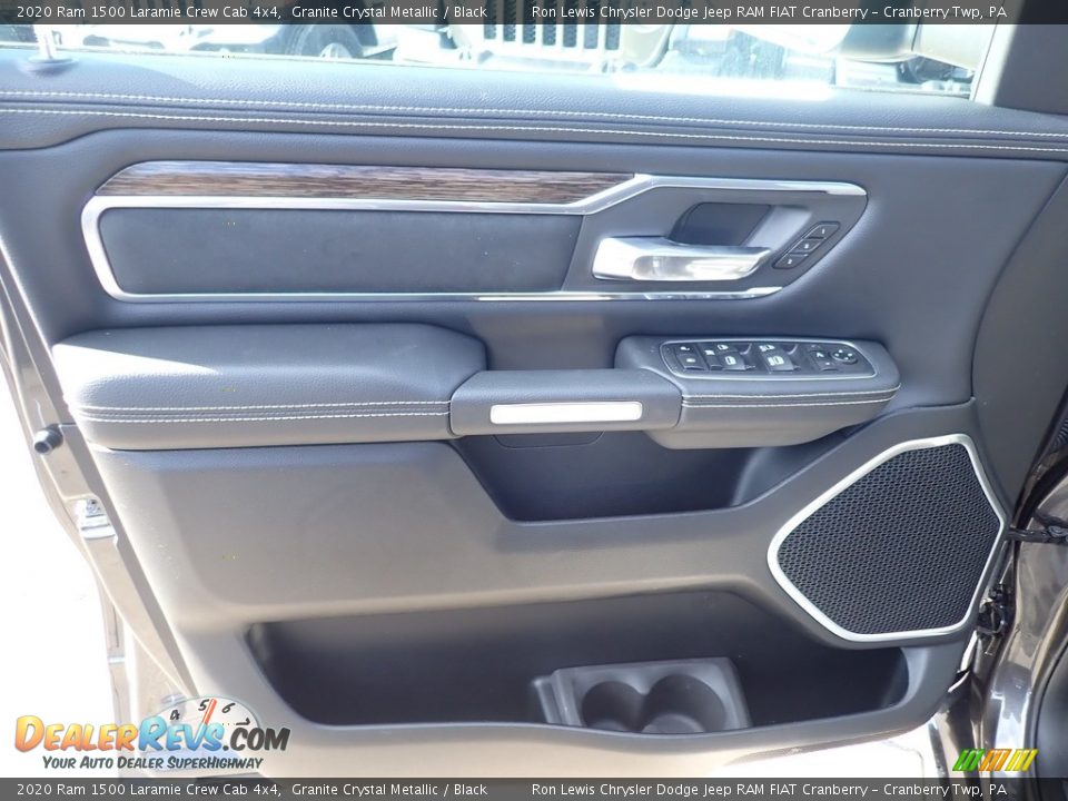 2020 Ram 1500 Laramie Crew Cab 4x4 Granite Crystal Metallic / Black Photo #14