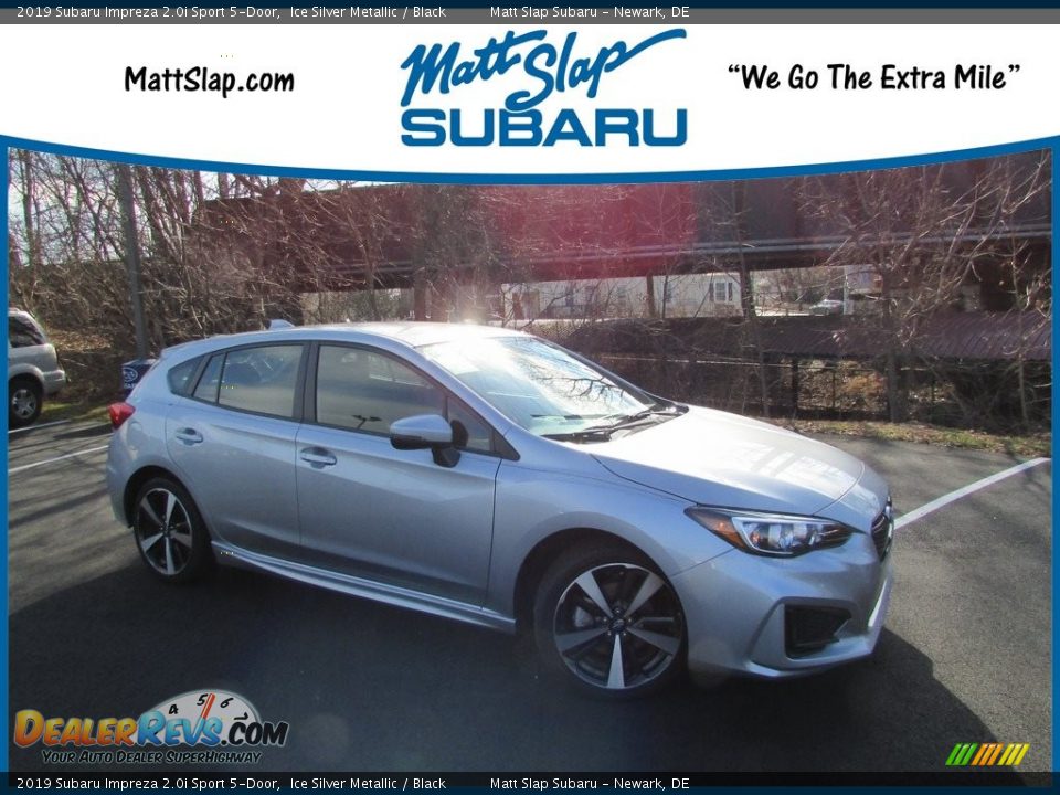 2019 Subaru Impreza 2.0i Sport 5-Door Ice Silver Metallic / Black Photo #1
