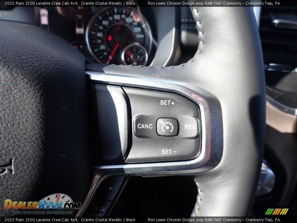 2020 Ram 1500 Laramie Crew Cab 4x4 Granite Crystal Metallic / Black Photo #19
