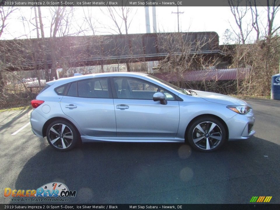 2019 Subaru Impreza 2.0i Sport 5-Door Ice Silver Metallic / Black Photo #5