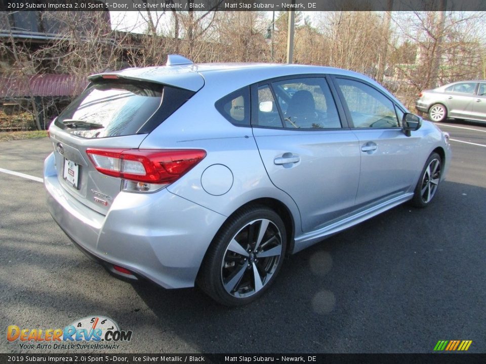 2019 Subaru Impreza 2.0i Sport 5-Door Ice Silver Metallic / Black Photo #6