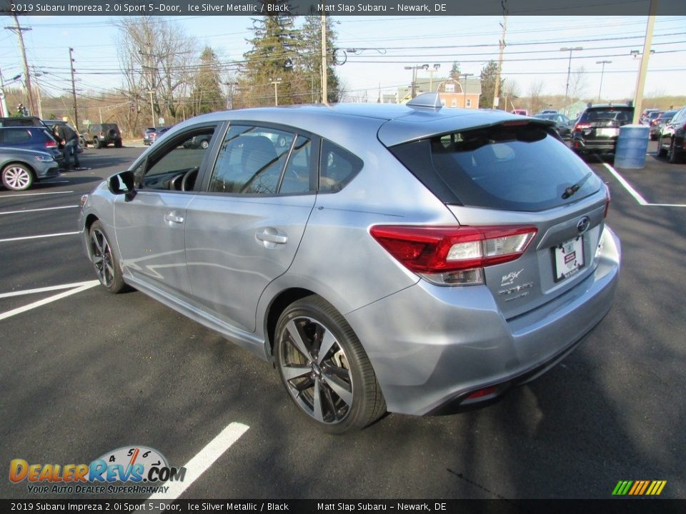 2019 Subaru Impreza 2.0i Sport 5-Door Ice Silver Metallic / Black Photo #8