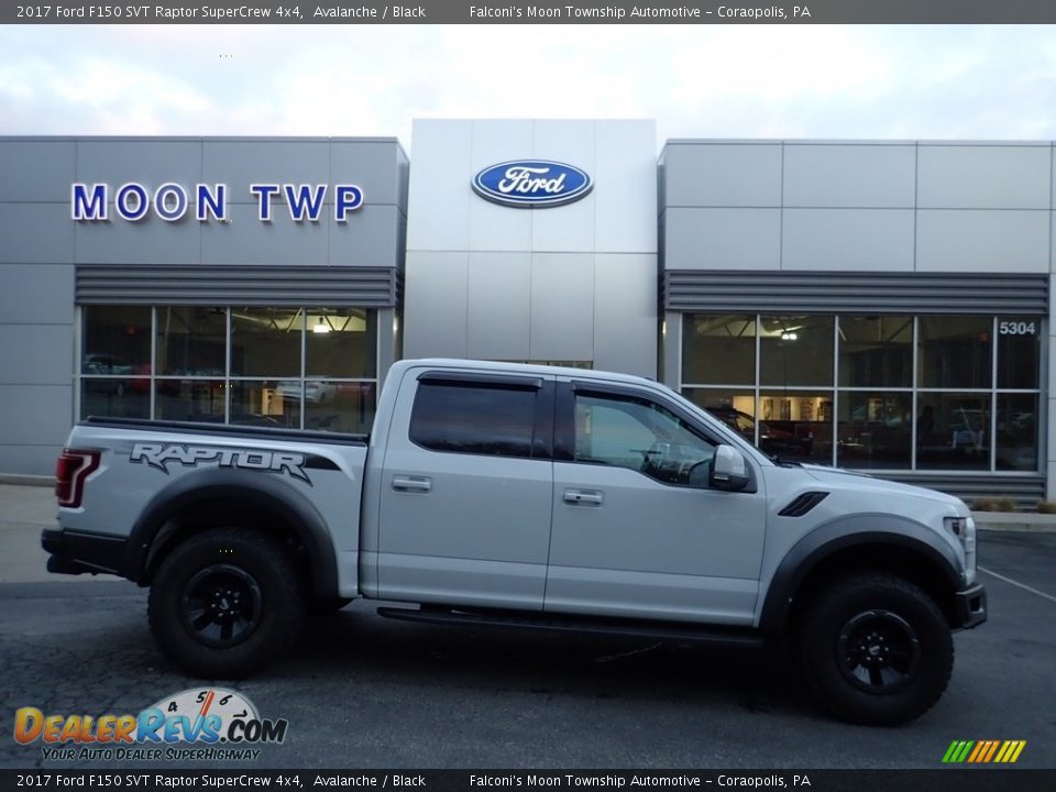 2017 Ford F150 SVT Raptor SuperCrew 4x4 Avalanche / Black Photo #1