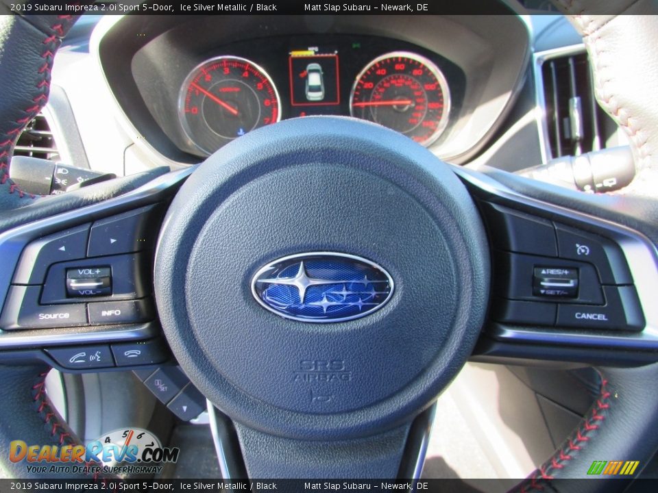 2019 Subaru Impreza 2.0i Sport 5-Door Ice Silver Metallic / Black Photo #11