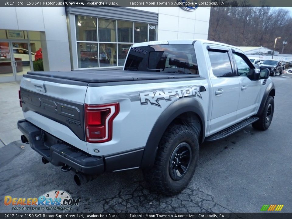 2017 Ford F150 SVT Raptor SuperCrew 4x4 Avalanche / Black Photo #2