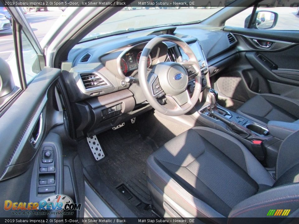 2019 Subaru Impreza 2.0i Sport 5-Door Ice Silver Metallic / Black Photo #12