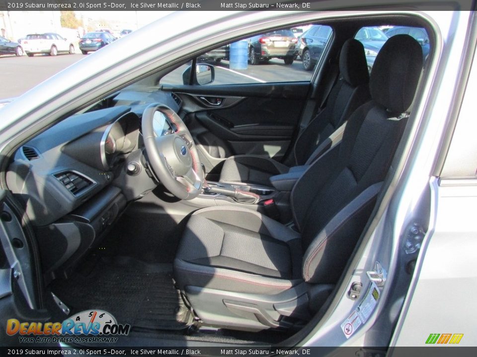 2019 Subaru Impreza 2.0i Sport 5-Door Ice Silver Metallic / Black Photo #13
