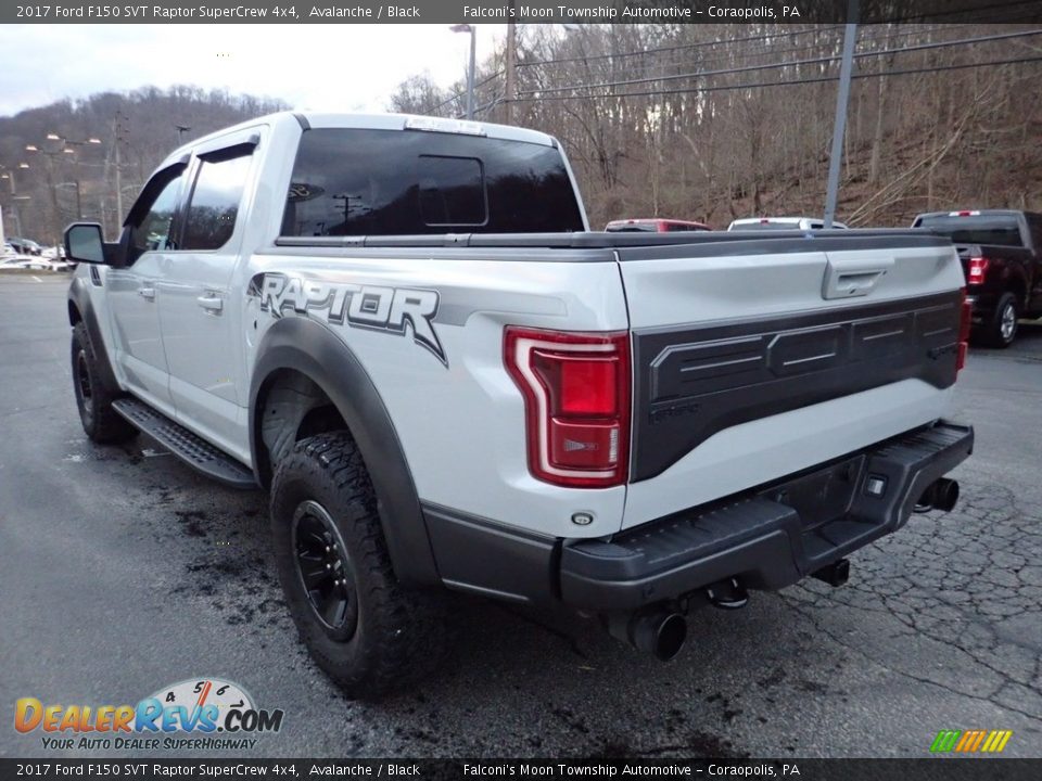 2017 Ford F150 SVT Raptor SuperCrew 4x4 Avalanche / Black Photo #4