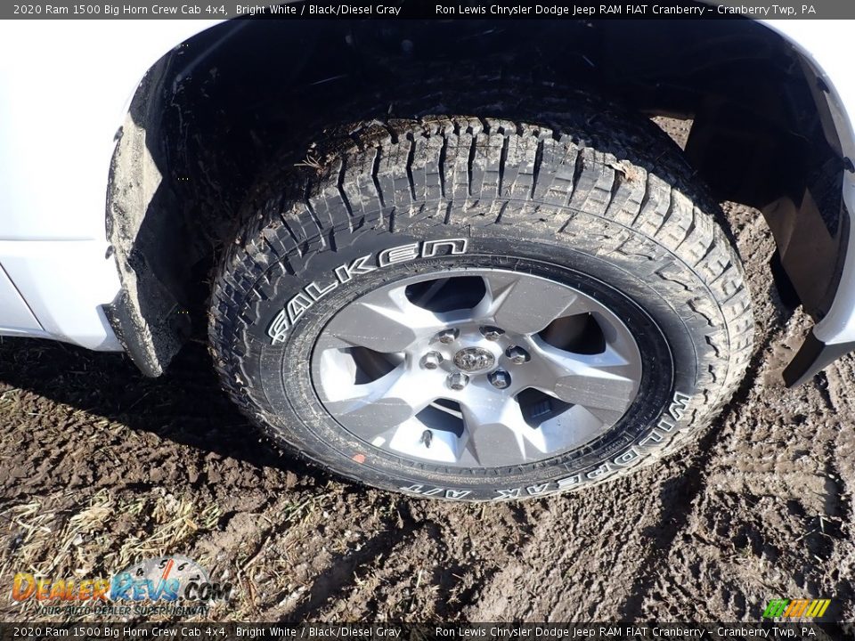 2020 Ram 1500 Big Horn Crew Cab 4x4 Bright White / Black/Diesel Gray Photo #8