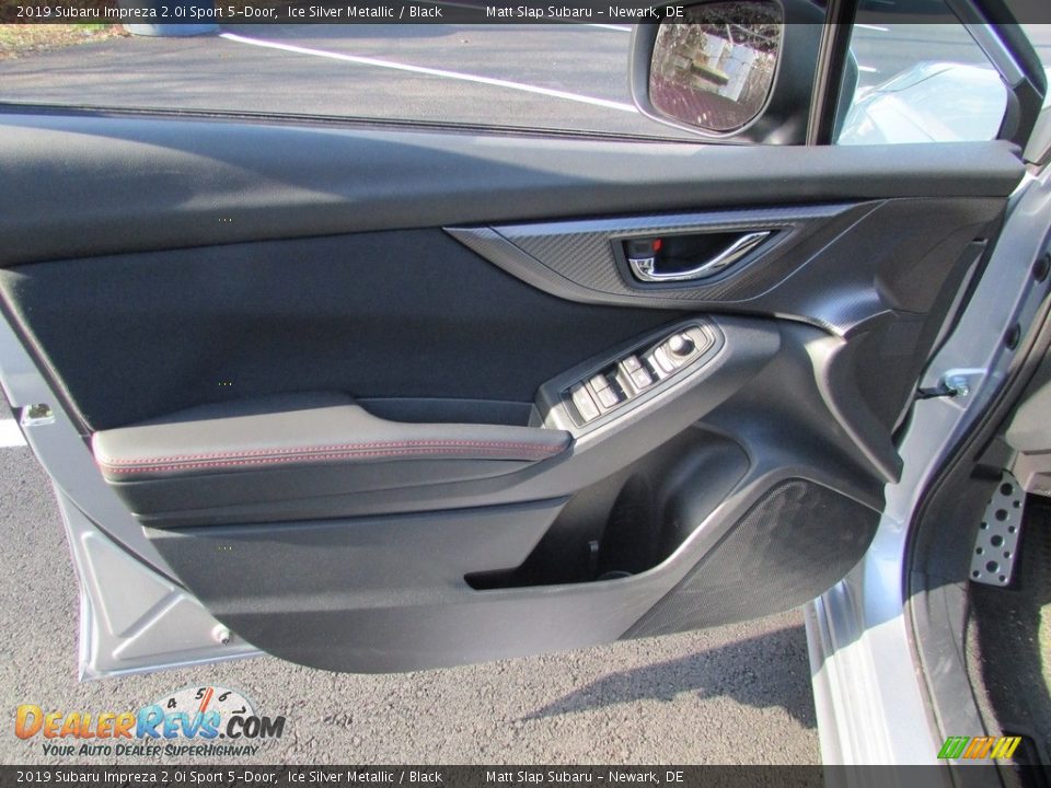 2019 Subaru Impreza 2.0i Sport 5-Door Ice Silver Metallic / Black Photo #14