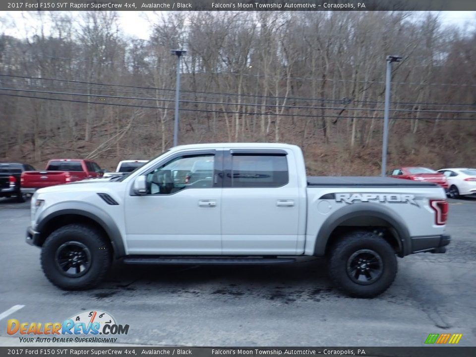 2017 Ford F150 SVT Raptor SuperCrew 4x4 Avalanche / Black Photo #5