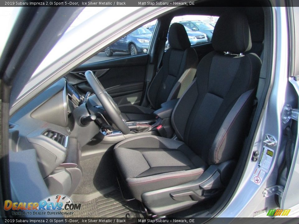 2019 Subaru Impreza 2.0i Sport 5-Door Ice Silver Metallic / Black Photo #16