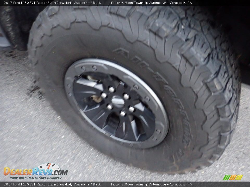 2017 Ford F150 SVT Raptor SuperCrew 4x4 Avalanche / Black Photo #9