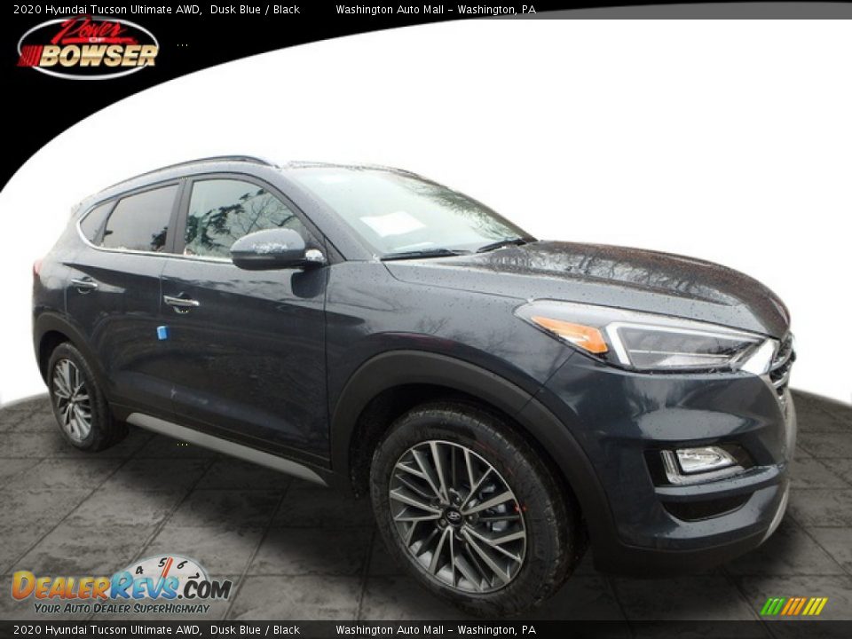 2020 Hyundai Tucson Ultimate AWD Dusk Blue / Black Photo #1