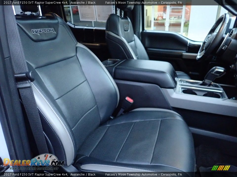 2017 Ford F150 SVT Raptor SuperCrew 4x4 Avalanche / Black Photo #10