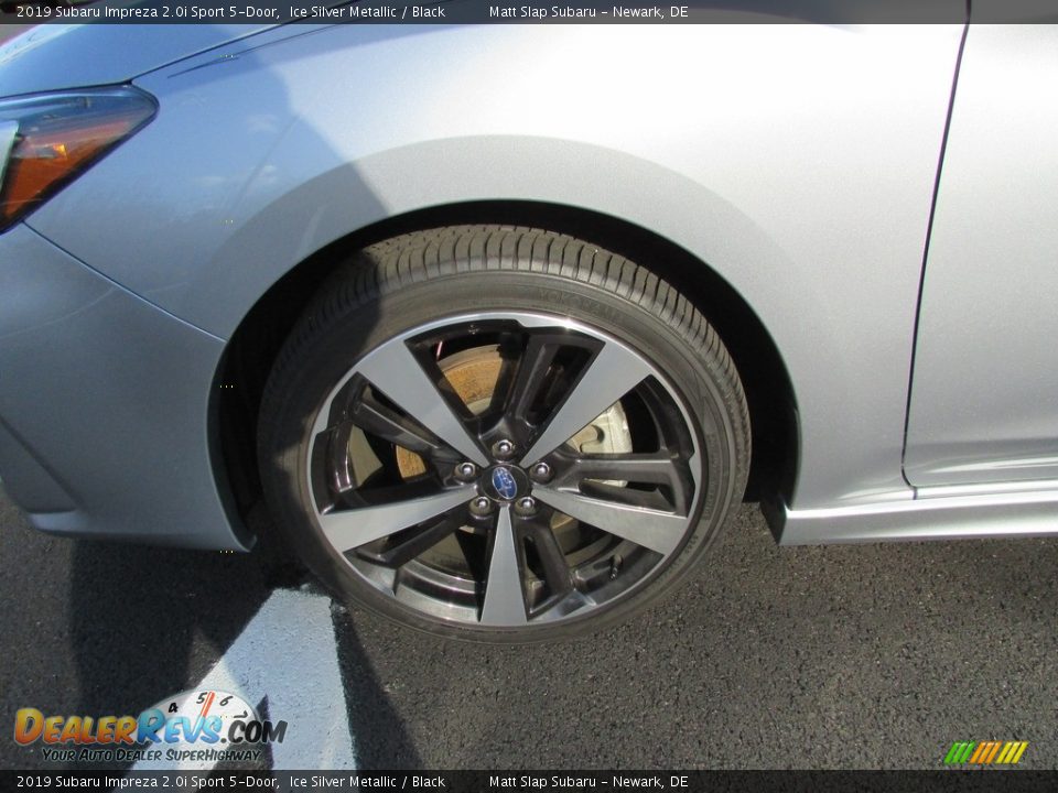 2019 Subaru Impreza 2.0i Sport 5-Door Ice Silver Metallic / Black Photo #22