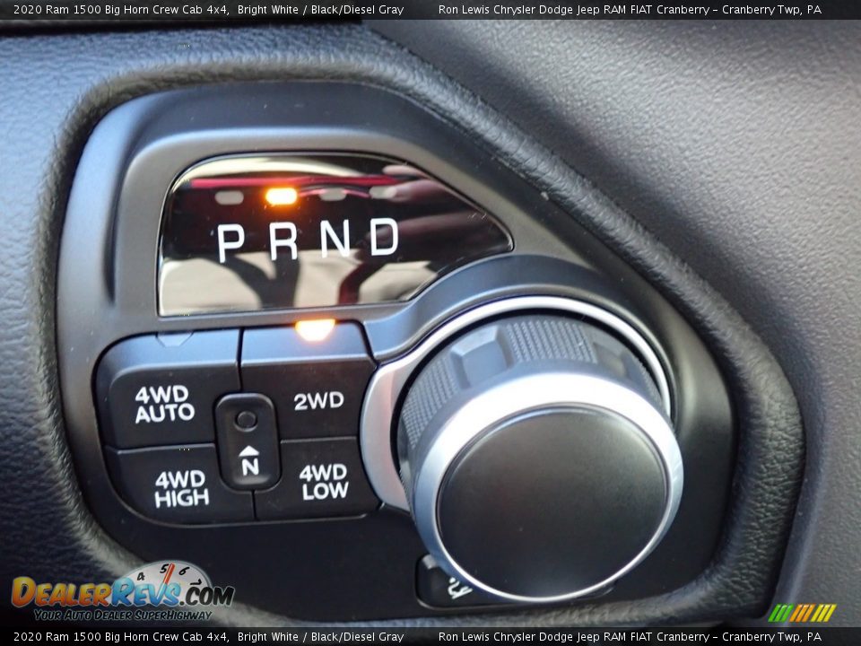 2020 Ram 1500 Big Horn Crew Cab 4x4 Bright White / Black/Diesel Gray Photo #20
