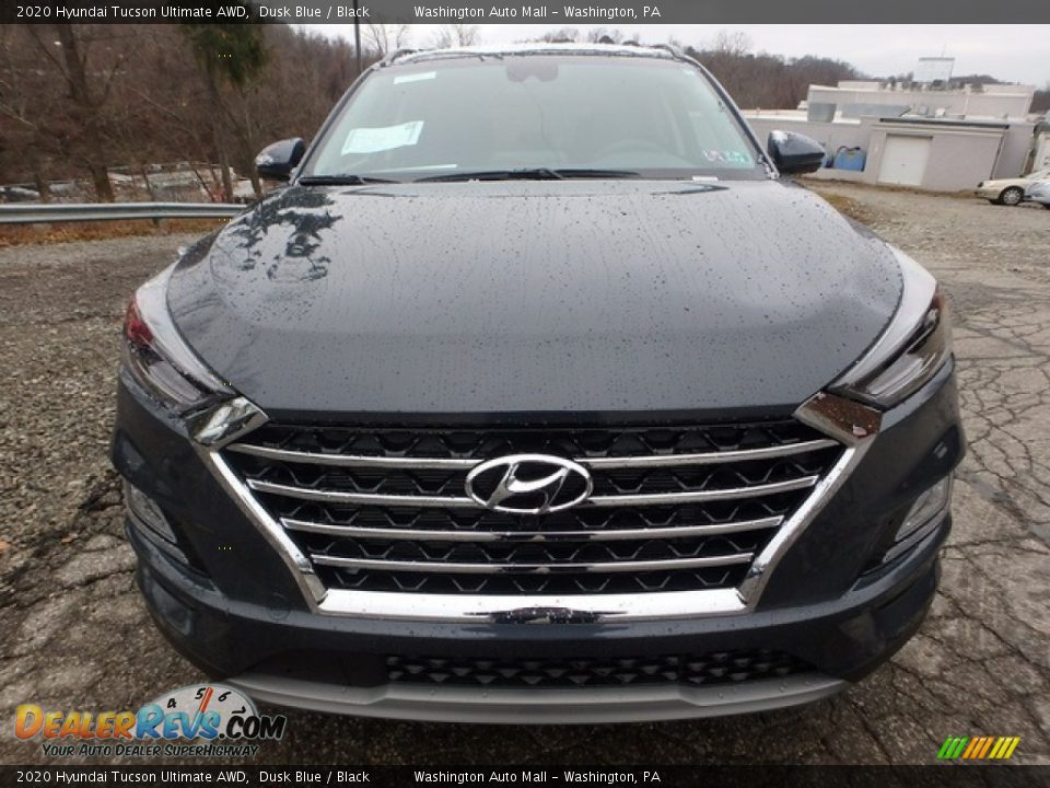 2020 Hyundai Tucson Ultimate AWD Dusk Blue / Black Photo #9