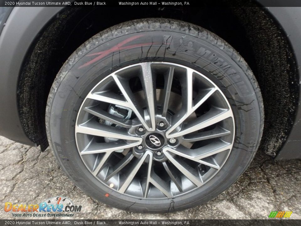 2020 Hyundai Tucson Ultimate AWD Dusk Blue / Black Photo #10