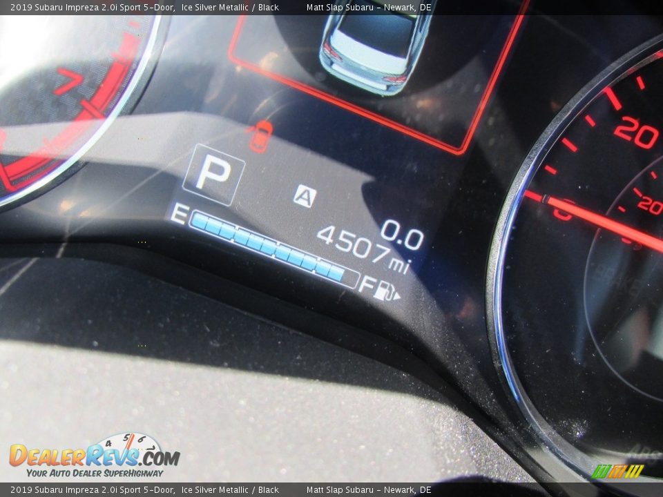 2019 Subaru Impreza 2.0i Sport 5-Door Ice Silver Metallic / Black Photo #28