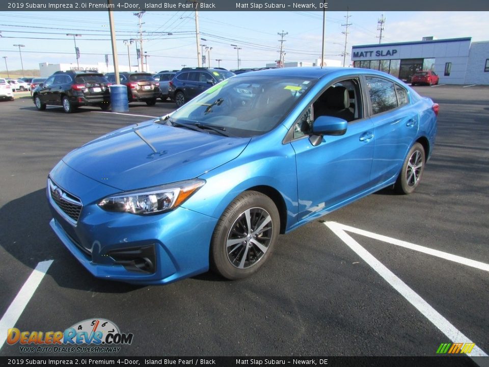 2019 Subaru Impreza 2.0i Premium 4-Door Island Blue Pearl / Black Photo #2