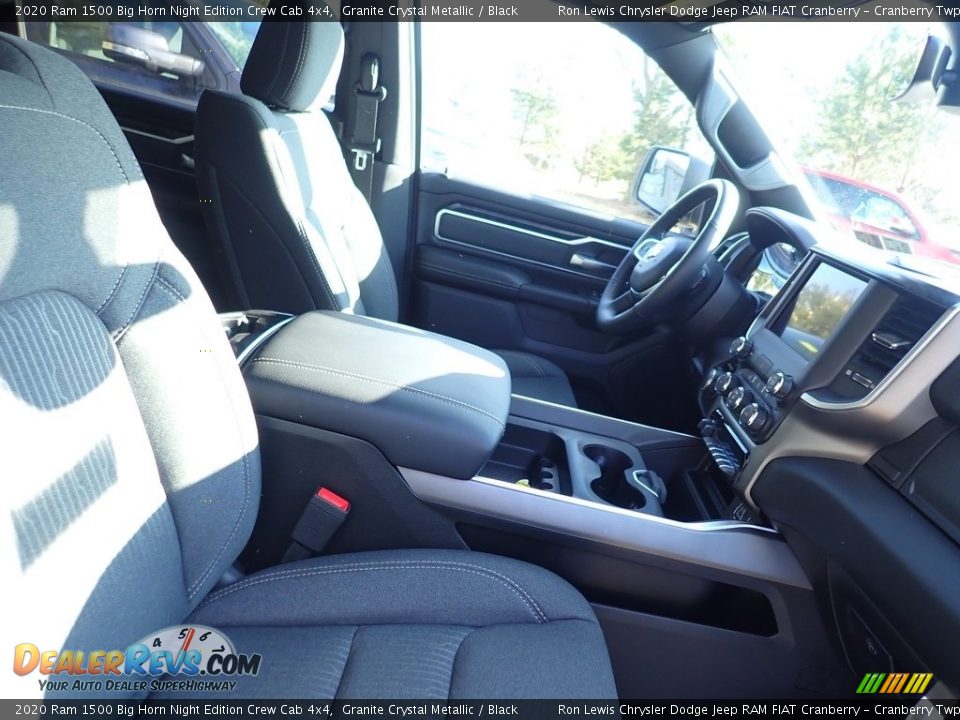 2020 Ram 1500 Big Horn Night Edition Crew Cab 4x4 Granite Crystal Metallic / Black Photo #7
