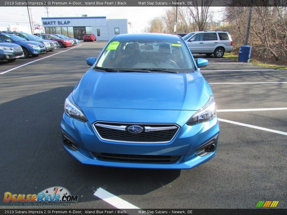 2019 Subaru Impreza 2.0i Premium 4-Door Island Blue Pearl / Black Photo #3
