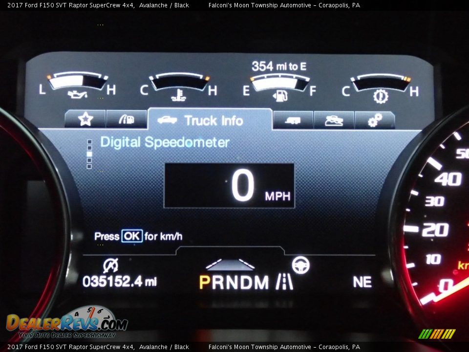 2017 Ford F150 SVT Raptor SuperCrew 4x4 Avalanche / Black Photo #24