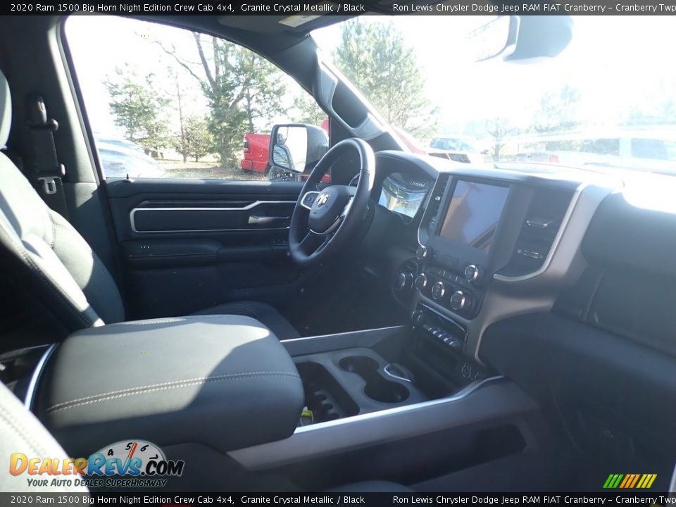 2020 Ram 1500 Big Horn Night Edition Crew Cab 4x4 Granite Crystal Metallic / Black Photo #8