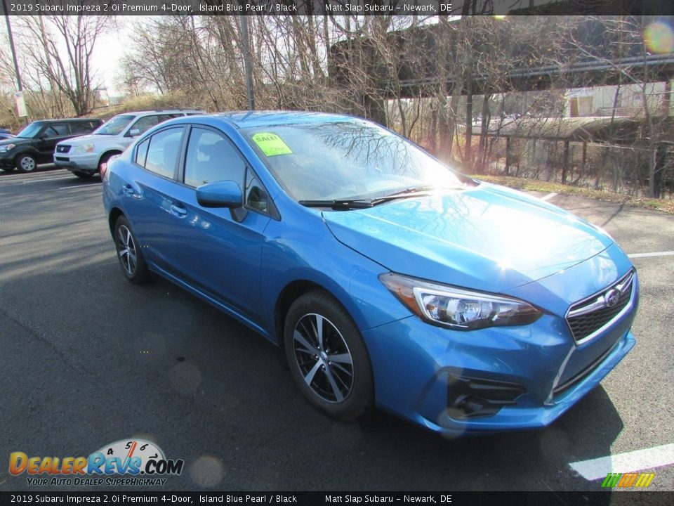2019 Subaru Impreza 2.0i Premium 4-Door Island Blue Pearl / Black Photo #4