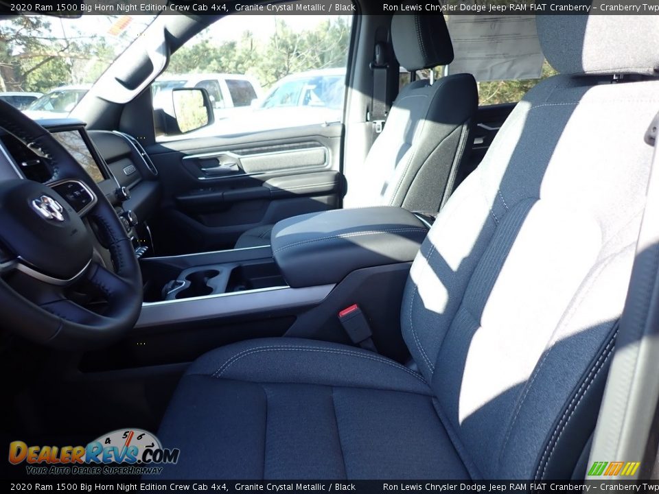 2020 Ram 1500 Big Horn Night Edition Crew Cab 4x4 Granite Crystal Metallic / Black Photo #10
