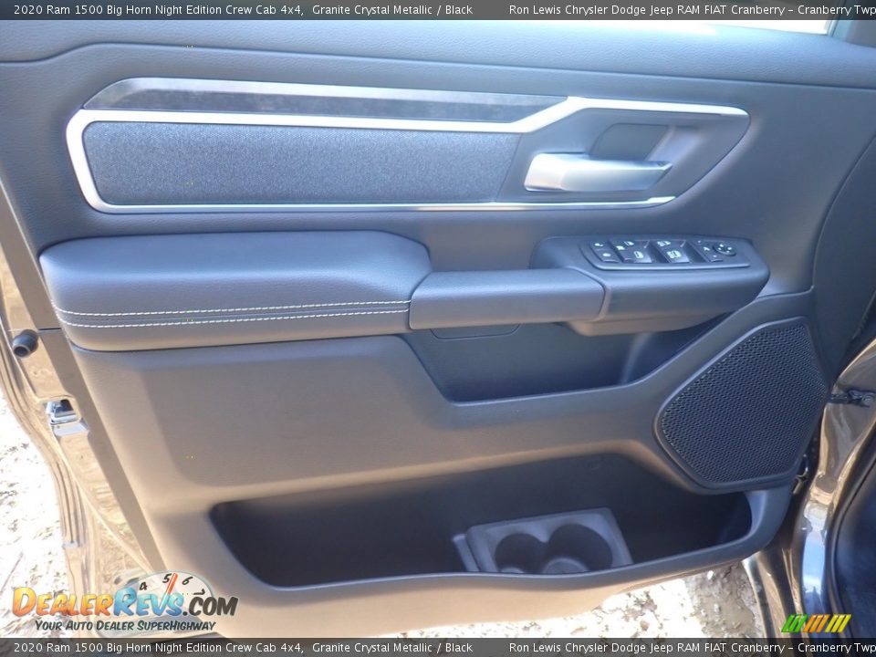 2020 Ram 1500 Big Horn Night Edition Crew Cab 4x4 Granite Crystal Metallic / Black Photo #11