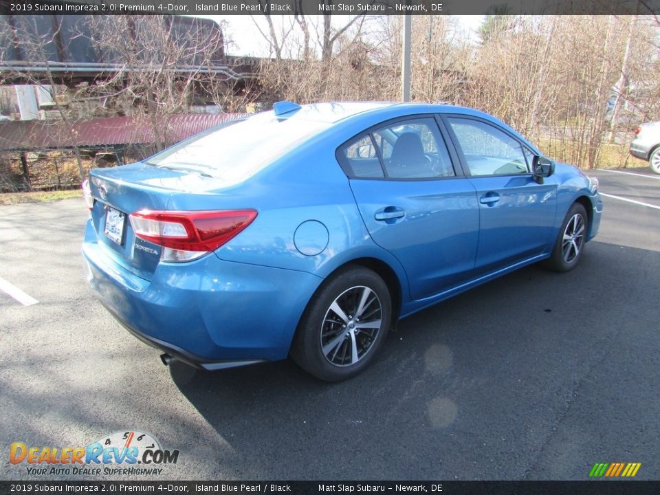 2019 Subaru Impreza 2.0i Premium 4-Door Island Blue Pearl / Black Photo #6