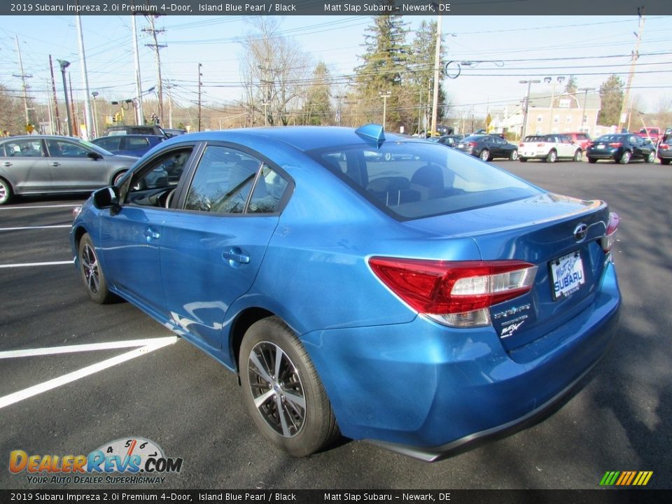 2019 Subaru Impreza 2.0i Premium 4-Door Island Blue Pearl / Black Photo #8