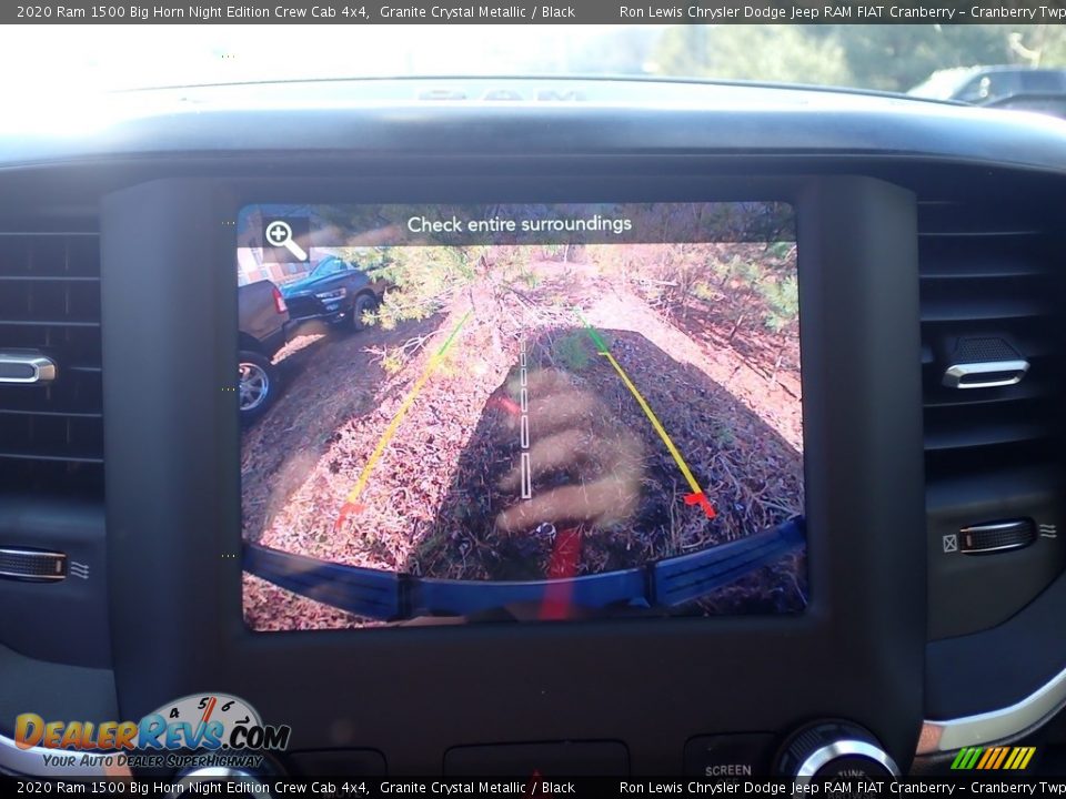 2020 Ram 1500 Big Horn Night Edition Crew Cab 4x4 Granite Crystal Metallic / Black Photo #14
