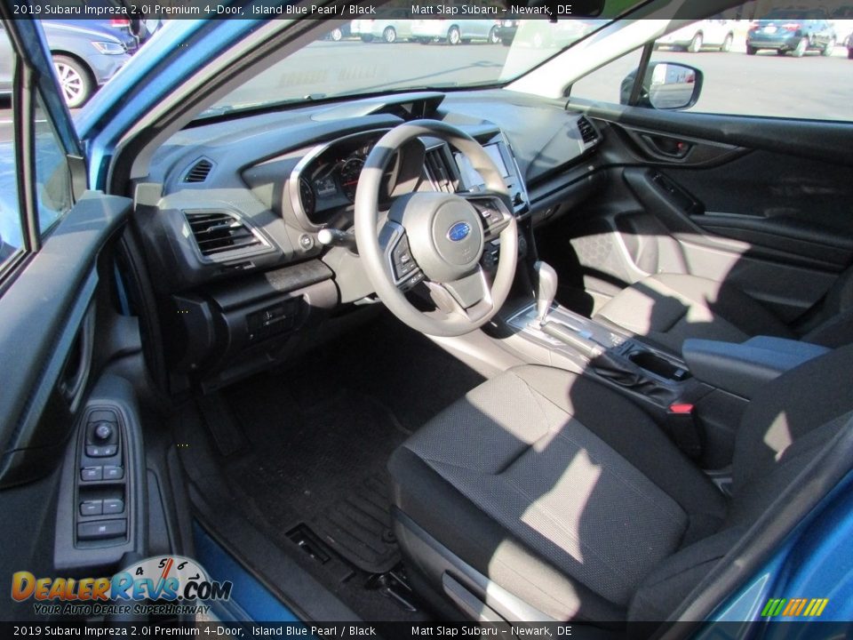 2019 Subaru Impreza 2.0i Premium 4-Door Island Blue Pearl / Black Photo #12