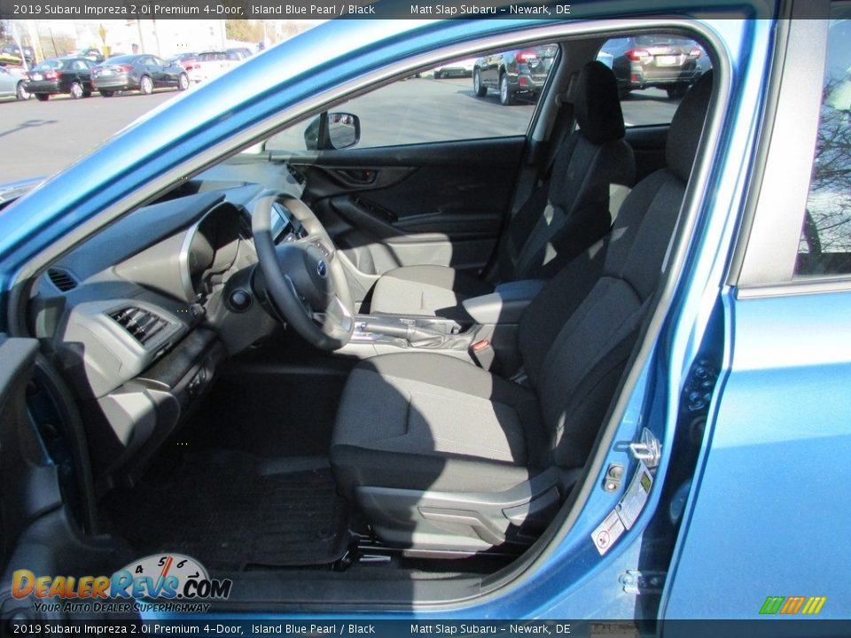 2019 Subaru Impreza 2.0i Premium 4-Door Island Blue Pearl / Black Photo #13