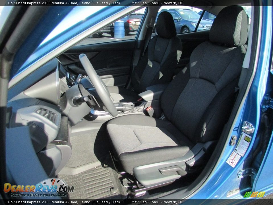 2019 Subaru Impreza 2.0i Premium 4-Door Island Blue Pearl / Black Photo #16